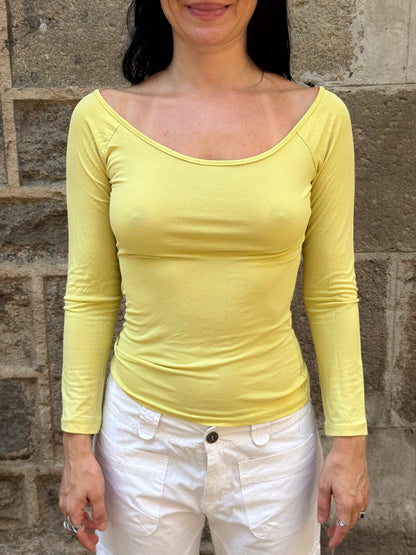 Shake Knitwear Lime Long Sleeve Top