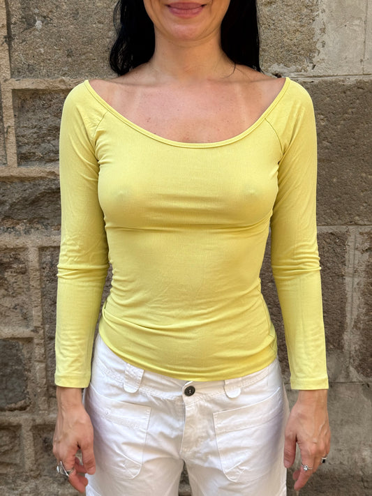 Shake Knitwear Lime Long Sleeve Top