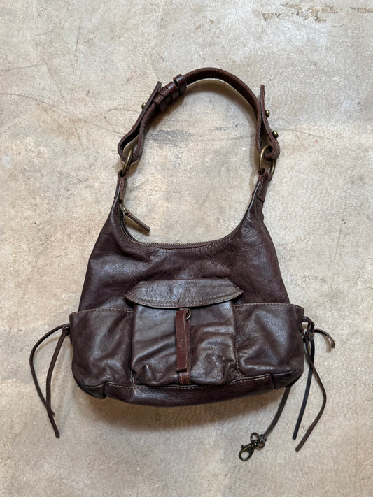 Vintage Spanish Leather Shoulder Bag