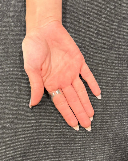 Curated vintage silver ring