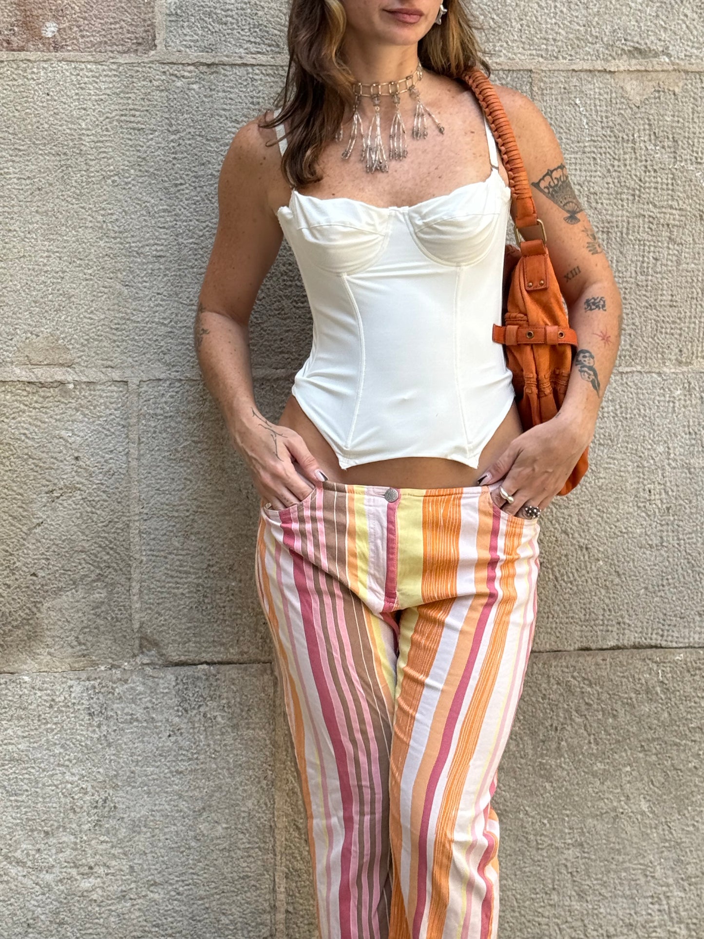 White Corset Top
