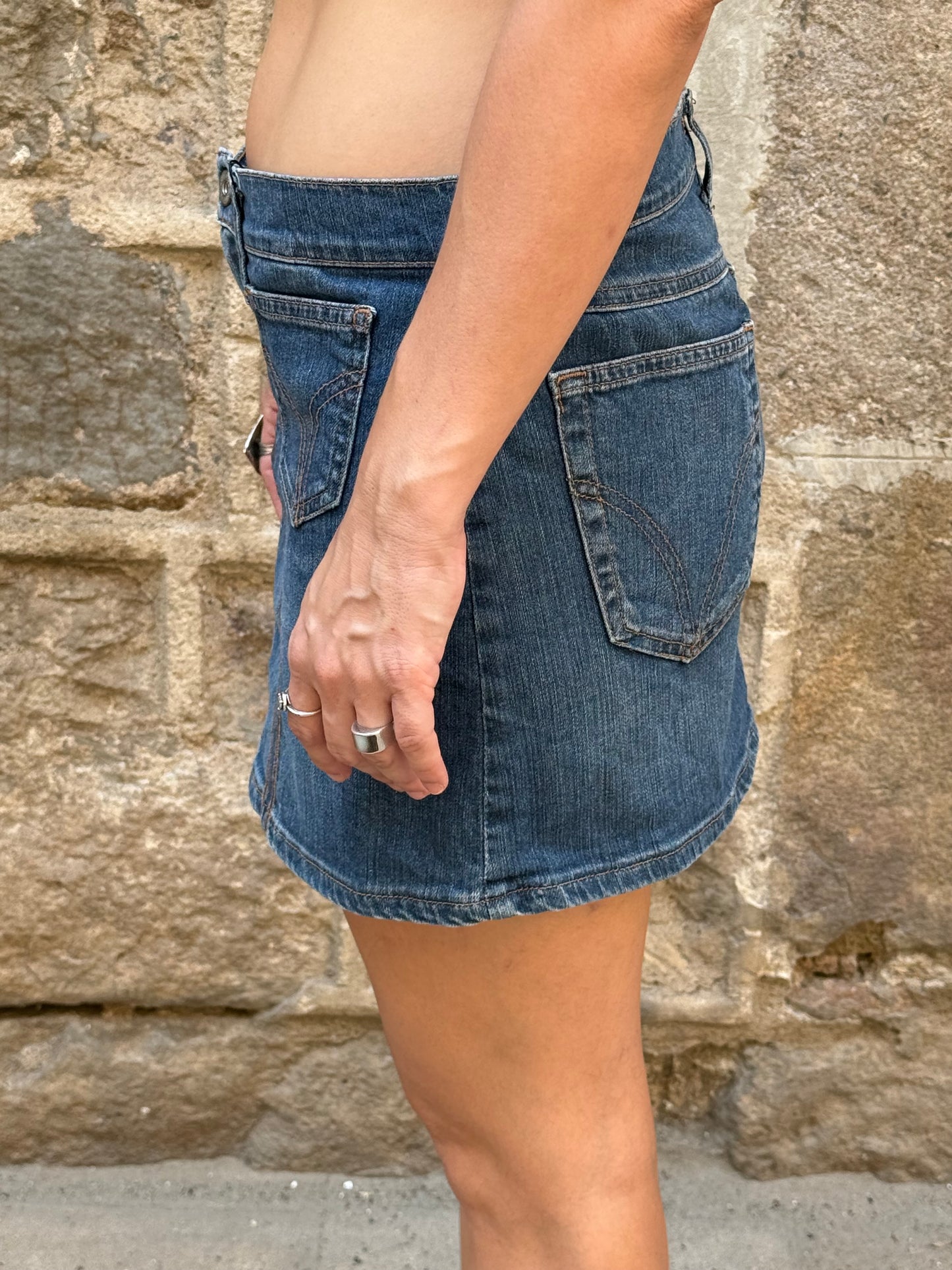 Vintage Dolce & Gabbana D&G Denim Mini Skirt