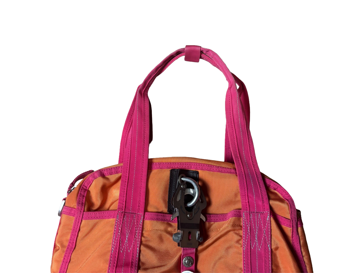 GGL Orange & Pink Color-Block Mini Tote Bag
