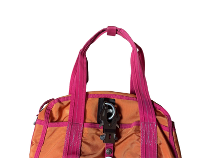 GGL Orange & Pink Color-Block Mini Tote Bag