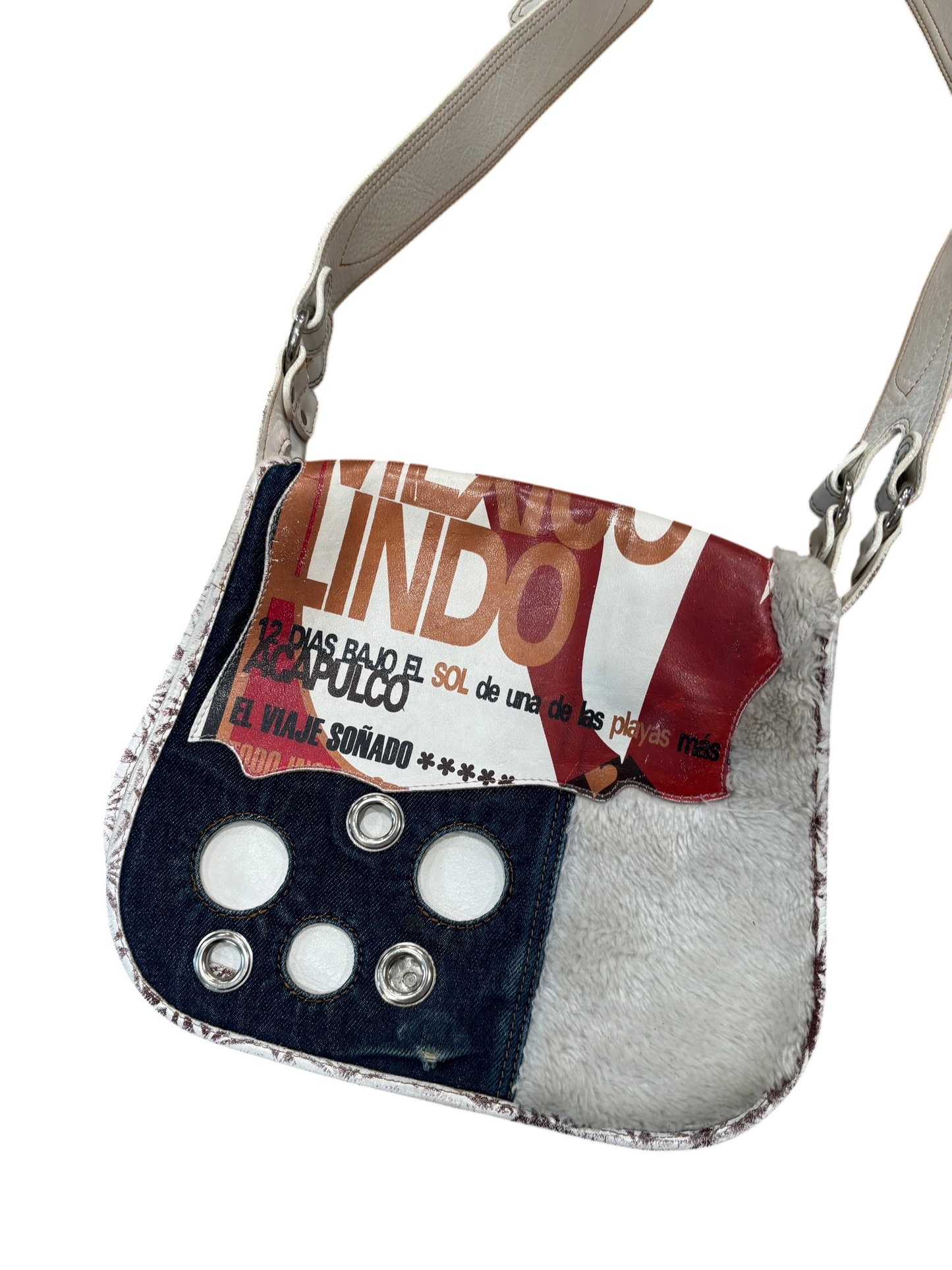 Custo Barcelona Patchwork Crossbody Bag