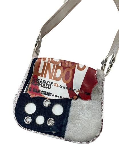 Custo Barcelona Patchwork Crossbody Bag