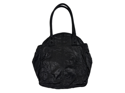 Diesel Vintage Black Leather Shoulder Bag