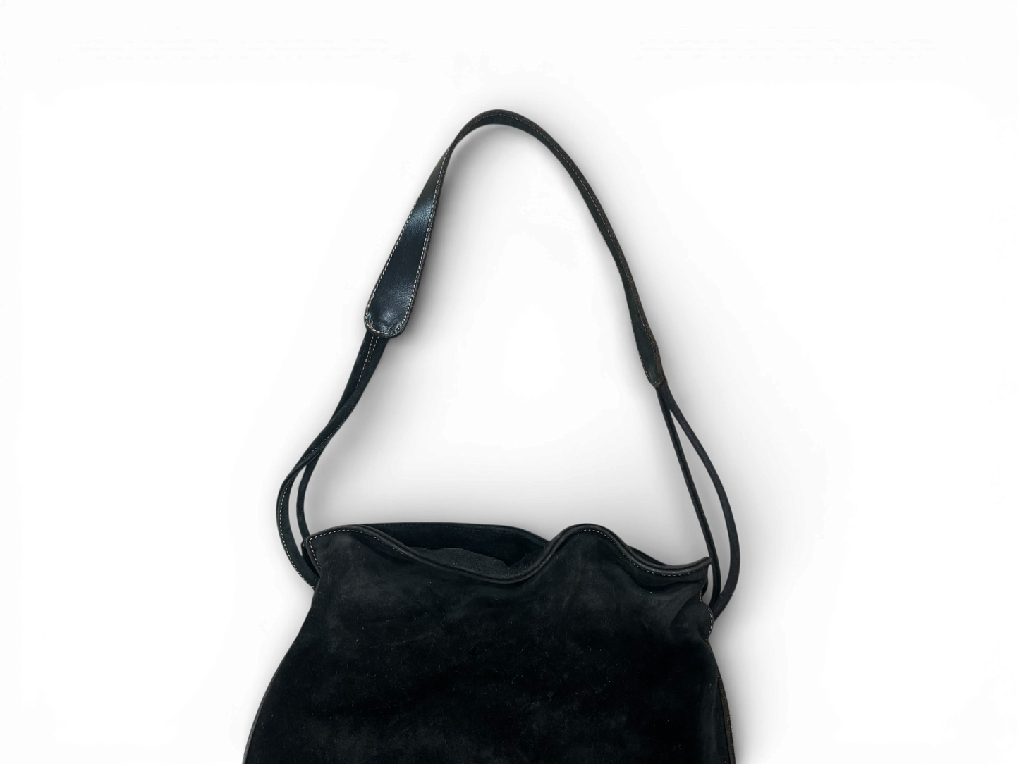 Black Velvet Crossbody Bag – Minimal Timeless Piece
