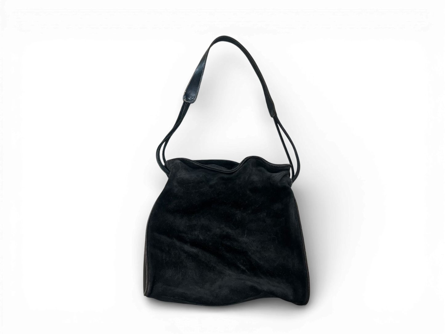 Black Velvet Crossbody Bag – Minimal Timeless Piece