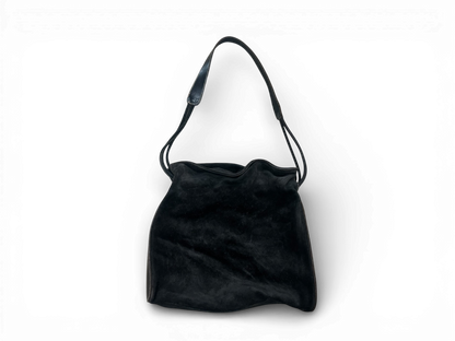 Black Velvet Crossbody Bag – Minimal Timeless Piece