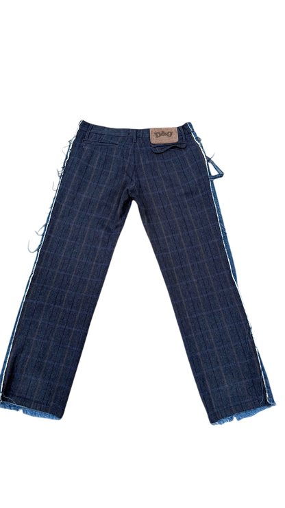 Dolce & Gabbana Low Rise Patchwork Denim Jeans