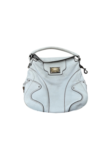 Dolce & Gabbana White Leather Shoulder Bag – Large