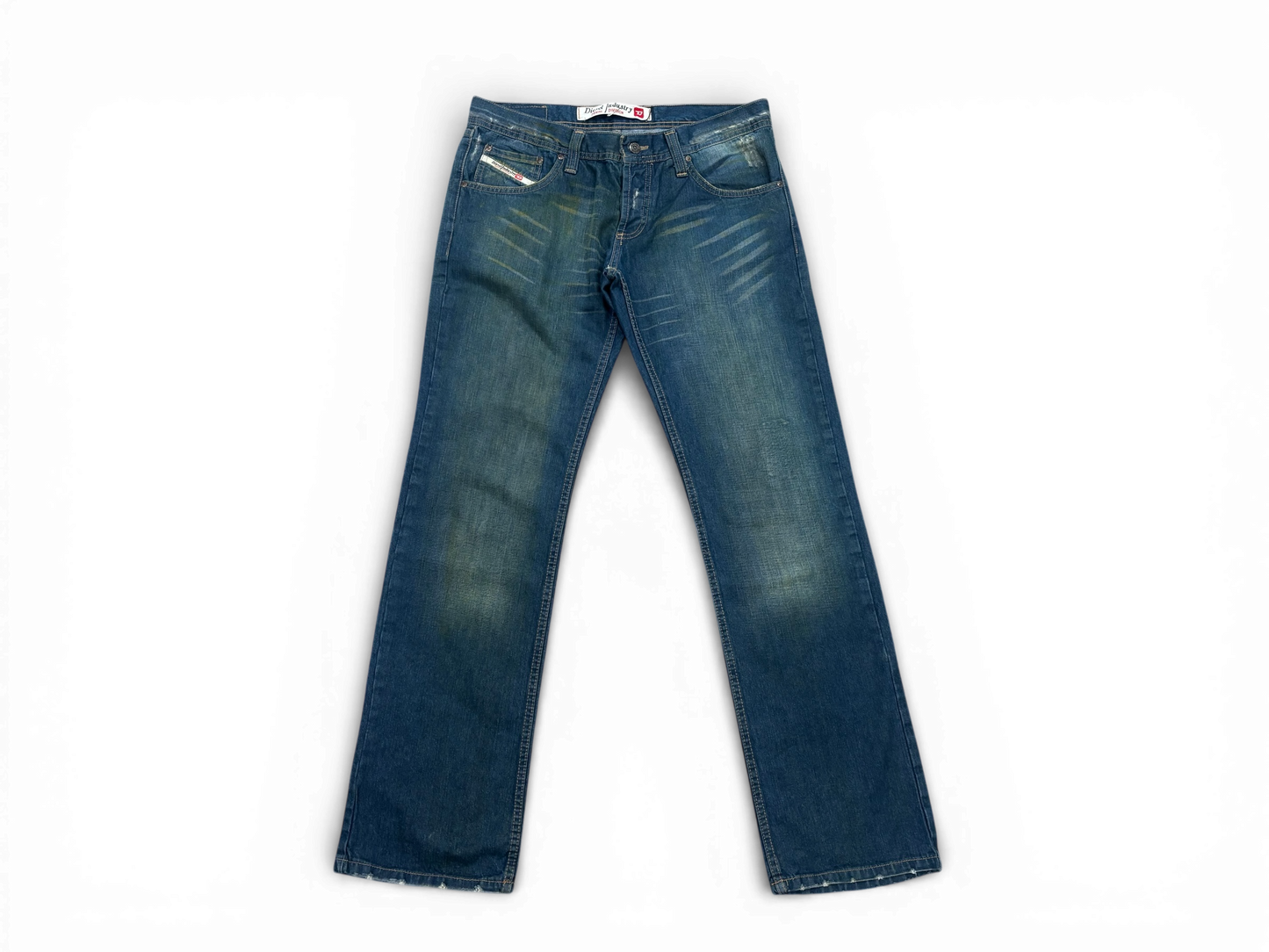 Diesel Low Rise Washed Jeans – Y2K Fit