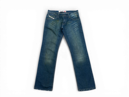 Diesel Low Rise Washed Jeans – Y2K Fit