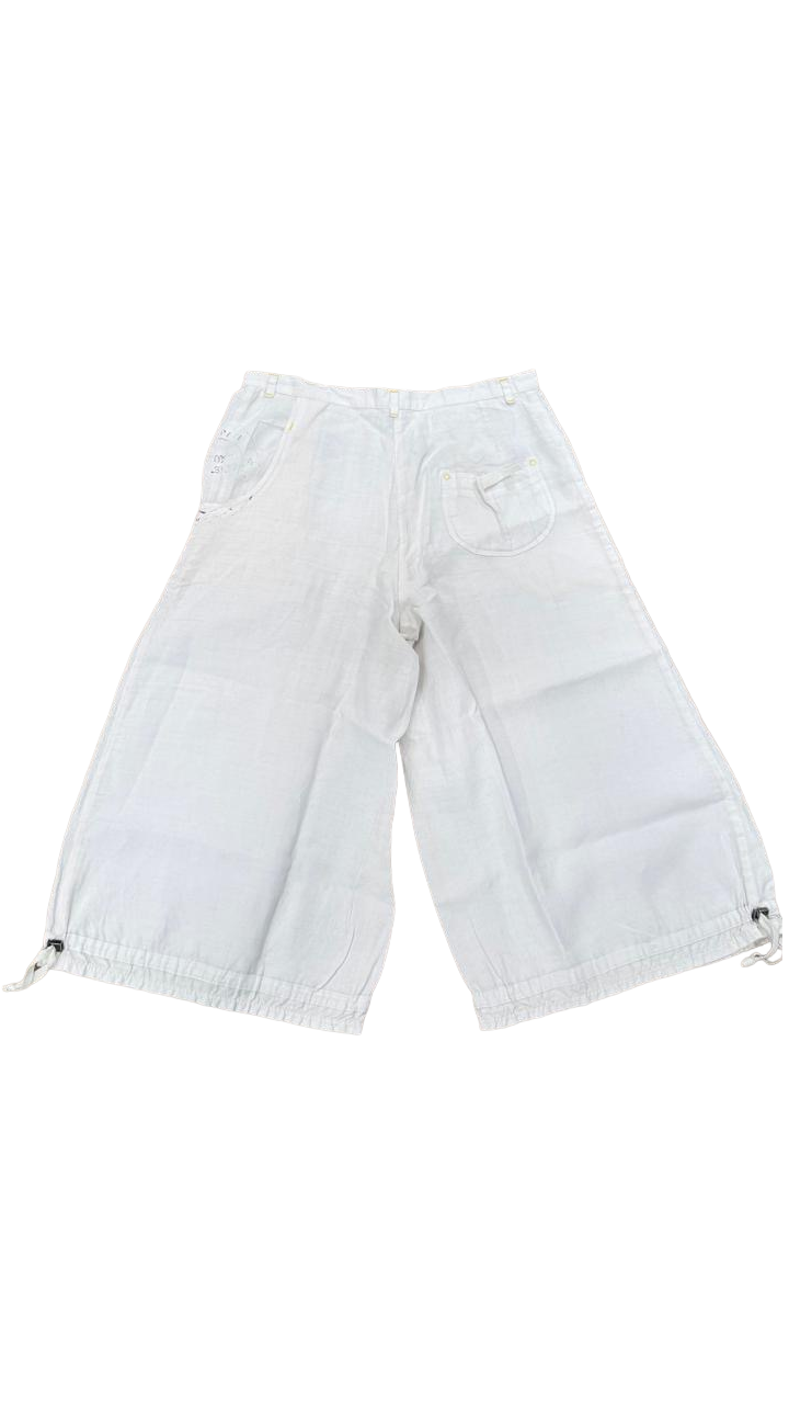 White Cropped Pants – Summer Minimal Fit