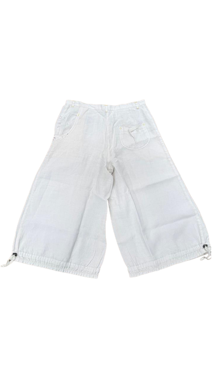White Cropped Pants – Summer Minimal Fit
