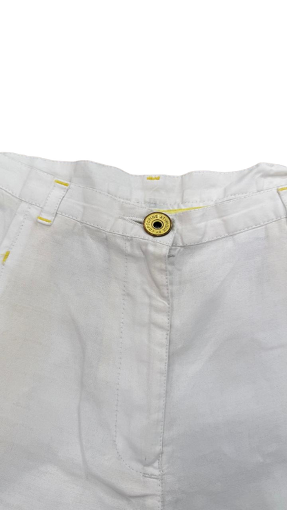 White Cropped Pants – Summer Minimal Fit