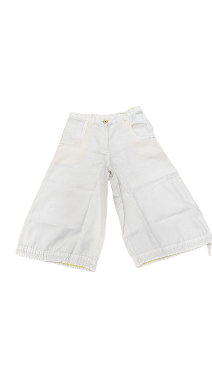 White Cropped Pants – Summer Minimal Fit