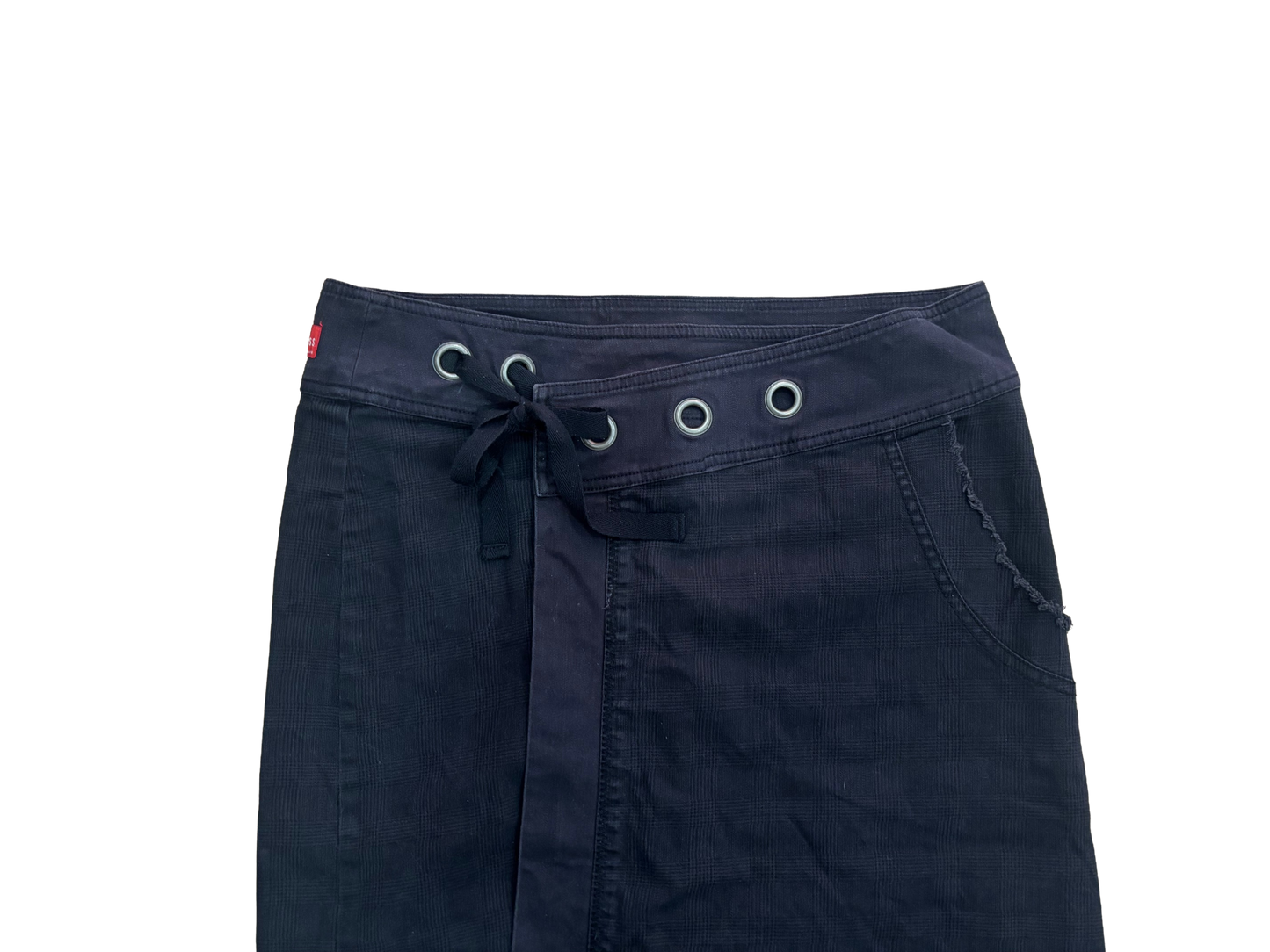 Adjustable Wrap Denim Skirt – Y2K Utility