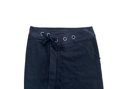 Adjustable Wrap Denim Skirt – Y2K Utility