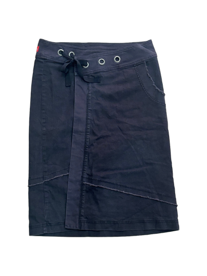 Adjustable Wrap Denim Skirt – Y2K Utility